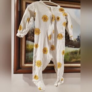 Pekkle 6 Month Sunflower Footie Pajamas